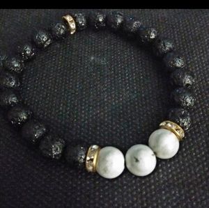 Lava bead bracelet